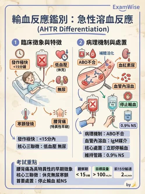 護理師 - 輸血與藥物計算 - AI 圖文解析預覽