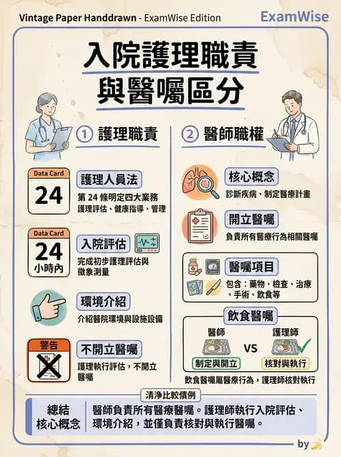 護理師 - 護理安全與環境管理 - AI 圖文解析預覽