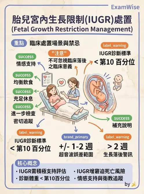 護理師 - 胎兒發育與監測評估 - AI 圖文解析預覽