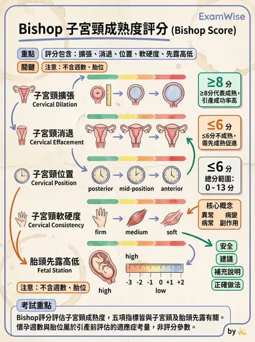 護理師 - 產程機轉與待產護理 - AI 圖文解析預覽