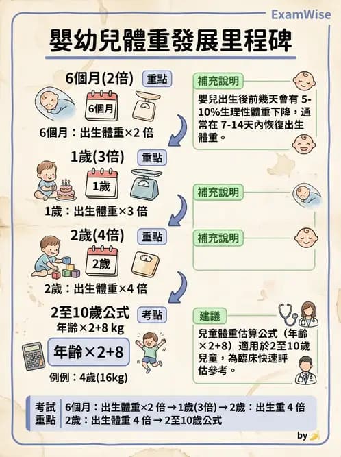 護理師 - 兒童生長發展與評估 - AI 圖文解析預覽