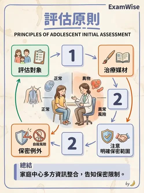 護理師 - 兒童青少年精神疾患 - AI 圖文解析預覽