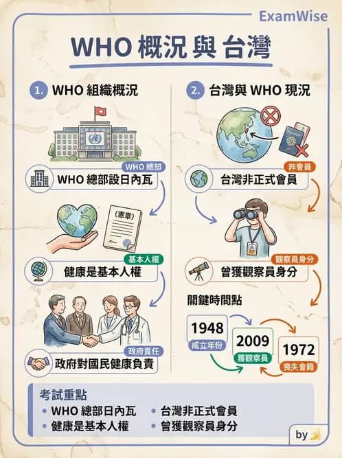 護理師 - 健康照護體系與健康政策 - AI 圖文解析預覽