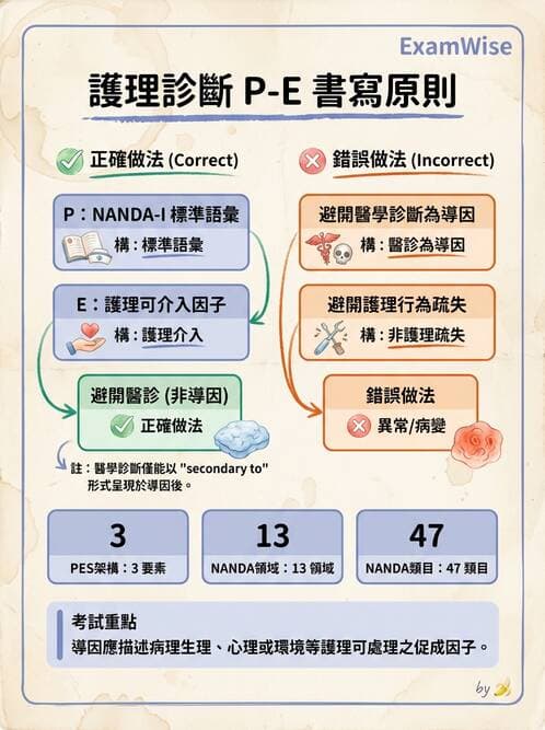 護理師 - 護理過程(評估至評值) - AI 圖文解析預覽