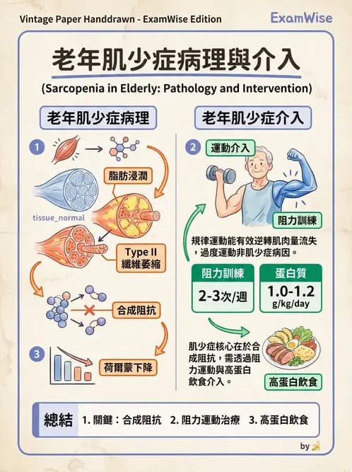 物治 - 衰弱肌少症與長期照護 - AI 圖文解析預覽