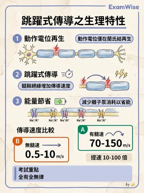 物治 - 神經系統生理 - AI 圖文解析預覽