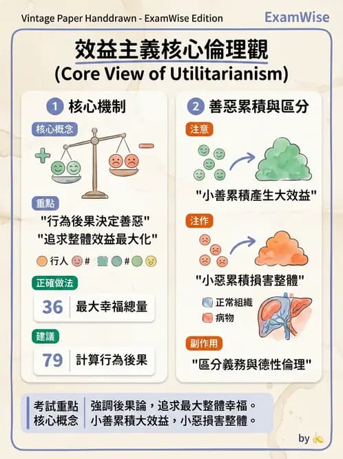 物治 - 倫理學理論與學派 - AI 圖文解析預覽