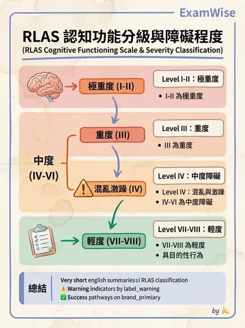 物治 - TBI LOCF分級與復健 - AI 圖文解析預覽