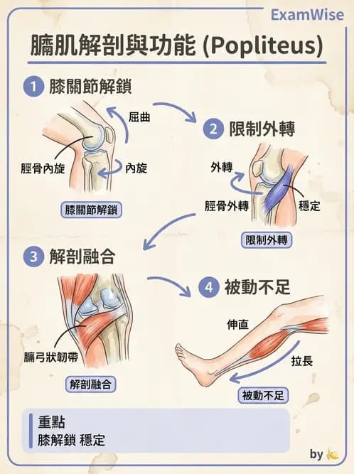 物治 - 膝關節肌動學與生物力學 - AI 圖文解析預覽