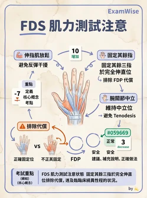 物治 - 上肢徒手肌力測試 - AI 圖文解析預覽