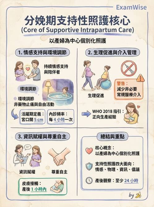 護理師 - 產程機轉與待產護理 - AI 圖文解析預覽