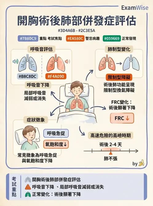 物治 - 胸腔手術、肺移植與呼吸器 - AI 圖文解析預覽