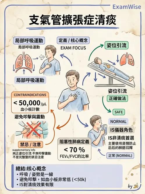 物治 - 阻塞性肺疾病物理治療 - AI 圖文解析預覽