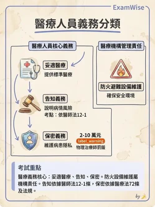 物治 - 醫療法規與設置標準 - AI 圖文解析預覽