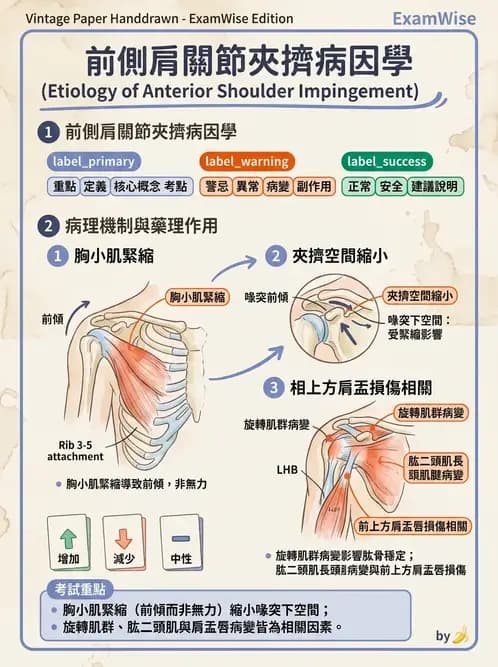 物治 - 肩關節夾擠與旋轉肌袖 - AI 圖文解析預覽