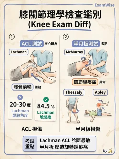物治 - 膝關節韌帶與半月板損傷 - AI 圖文解析預覽
