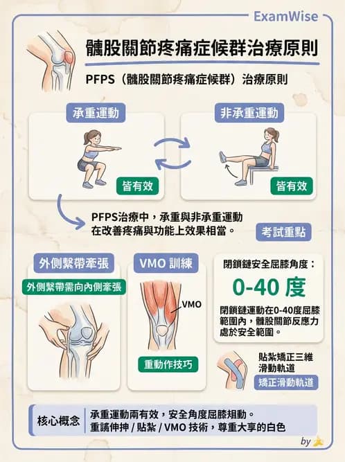物治 - 髕股關節疼痛與伸展機制 - AI 圖文解析預覽