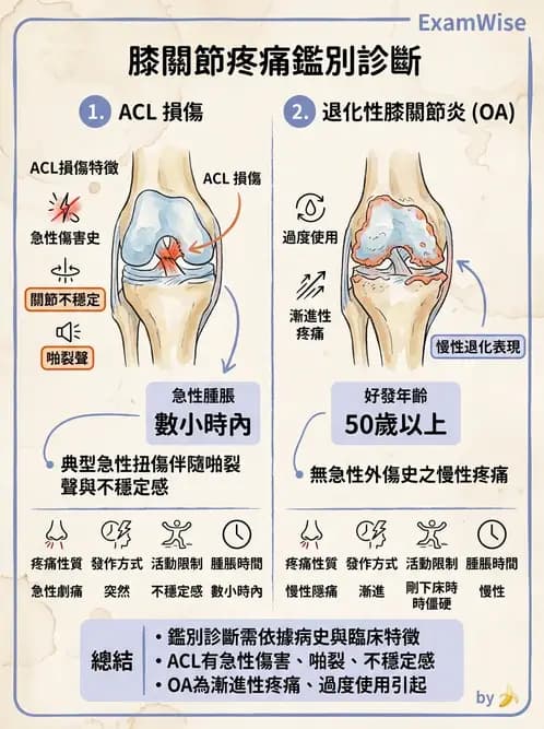 物治 - 膝關節韌帶與半月板損傷 - AI 圖文解析預覽