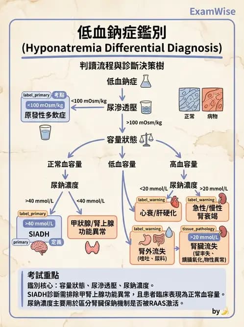 內專 - 電解質異常 - AI 圖文解析預覽