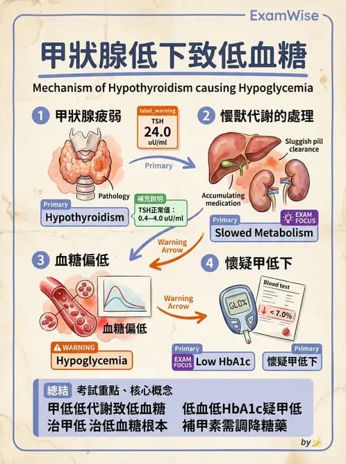 內專 - 糖尿病診斷、特殊族群與代謝性疾病 - AI 圖文解析預覽