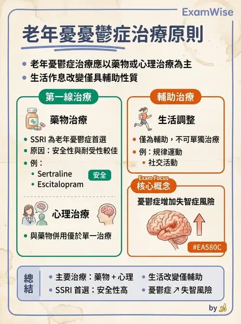 內專 - 憂鬱症與自殺防治 - AI 圖文解析預覽