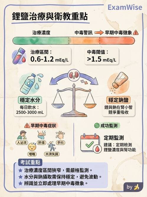 護理師 - 精神科藥物與生物治療 - AI 圖文解析預覽