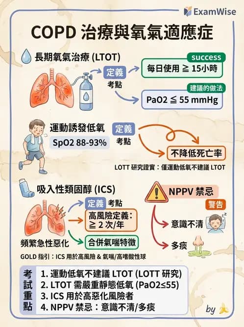 內專 - COPD 穩定期診斷與治療 - AI 圖文解析預覽