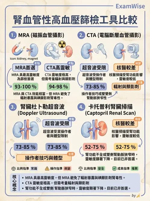 內專 - 腎血管疾病與妊娠腎病 - AI 圖文解析預覽