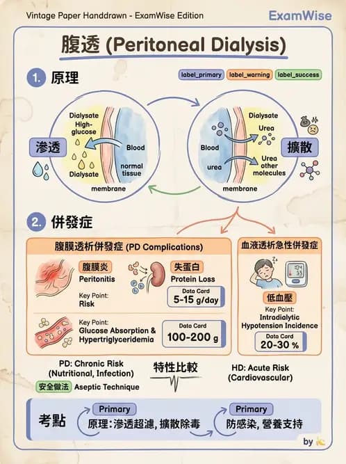 內專 - 透析與腎臟替代療法 - AI 圖文解析預覽