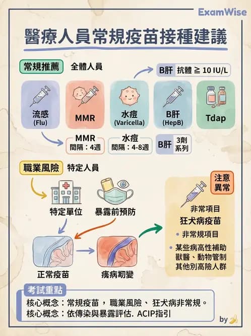 內專 - 感染預防:疫苗與院感管制 - AI 圖文解析預覽