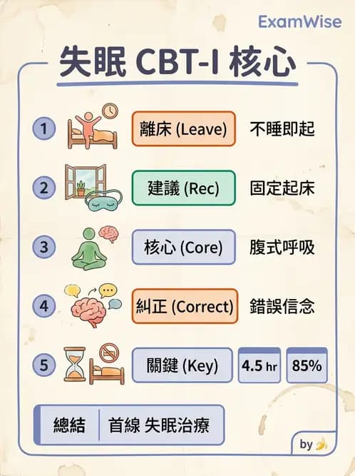 內專 - 焦慮症與其他精神疾患 - AI 圖文解析預覽