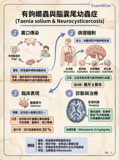 護理師 - 寄生蟲概論 - AI 圖文解析預覽