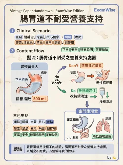 營養 - 營養支持 - AI 圖文解析預覽