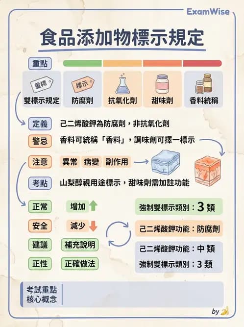 營養 - 食品添加物 - AI 圖文解析預覽