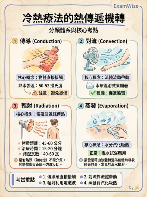 護理師 - 冷熱療法 - AI 圖文解析預覽