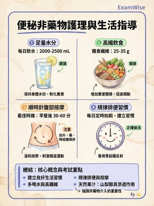 護理師 - 腸道排泄與灌腸護理 - AI 圖文解析預覽