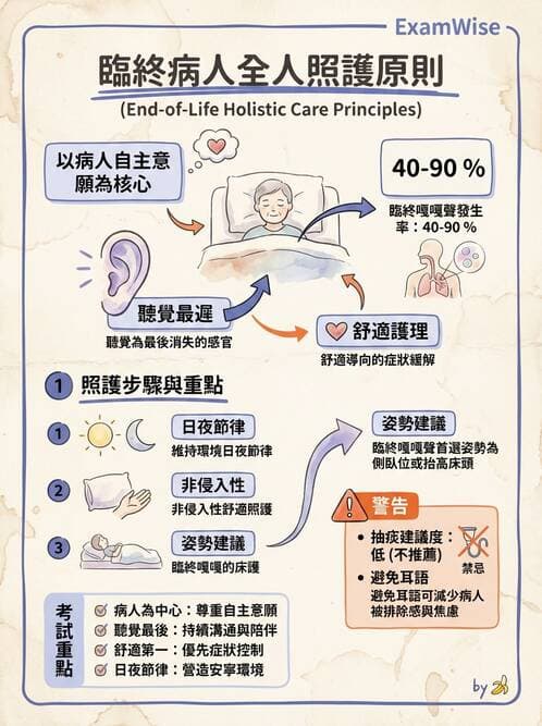 護理師 - 臨終與哀傷護理 - AI 圖文解析預覽