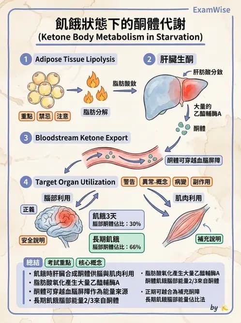 營養 - 醣類代謝路徑 - AI 圖文解析預覽