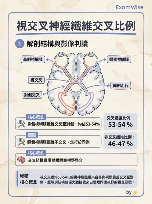 驗光師 - 視覺神經傳導系統 - AI 圖文解析預覽