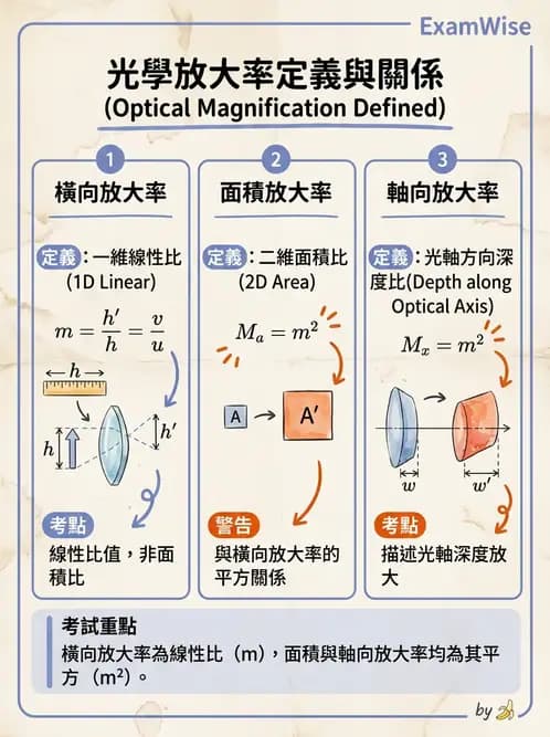 驗光師 - 鏡片放大率、材質與特殊鏡片 - AI 圖文解析預覽