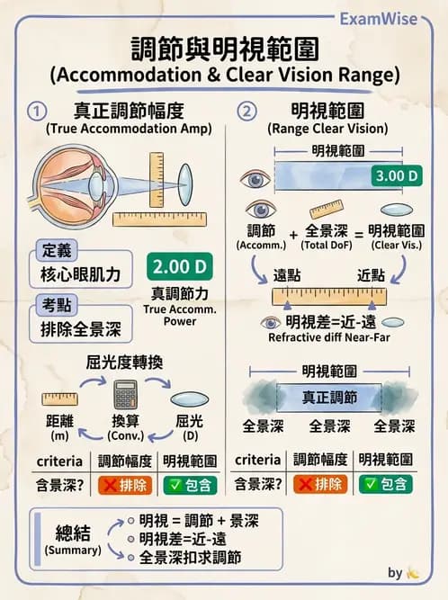 驗光師 - 景深、加入度與老花矯正 - AI 圖文解析預覽