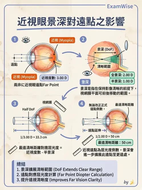 驗光師 - 景深、加入度與老花矯正 - AI 圖文解析預覽