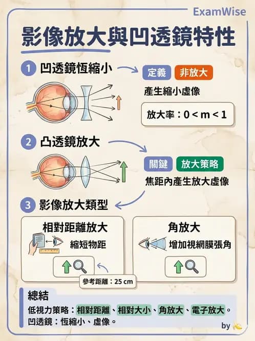 驗光師 - 鏡片放大率、材質與特殊鏡片 - AI 圖文解析預覽