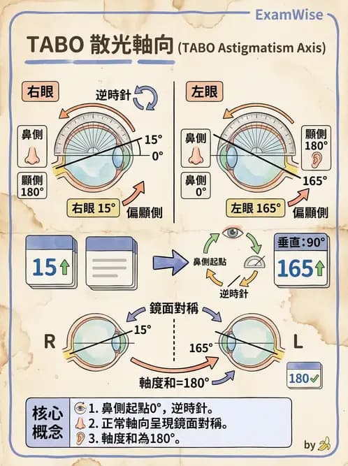 驗光師 - 散光、不等視與不等像 - AI 圖文解析預覽