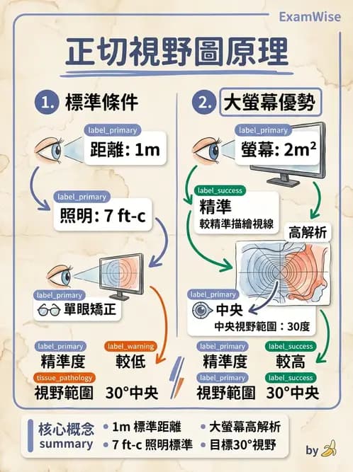 驗光師 - 對比敏感度與色覺檢查 - AI 圖文解析預覽