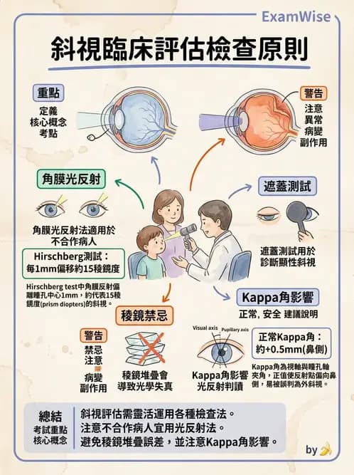 驗光師 - 眼外肌運動與眼位初步檢查 - AI 圖文解析預覽