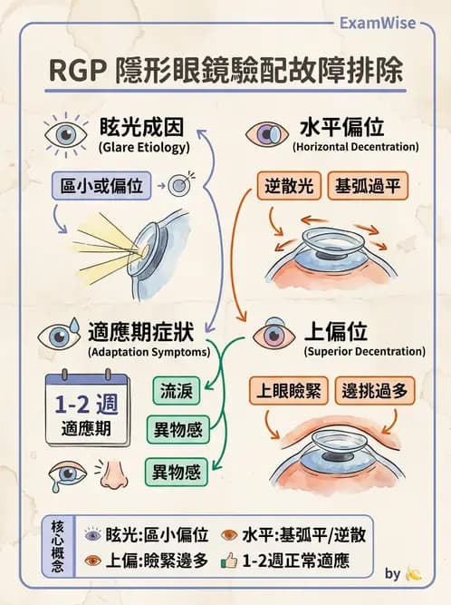 驗光師 - 硬式隱形眼鏡驗配與螢光判讀 - AI 圖文解析預覽