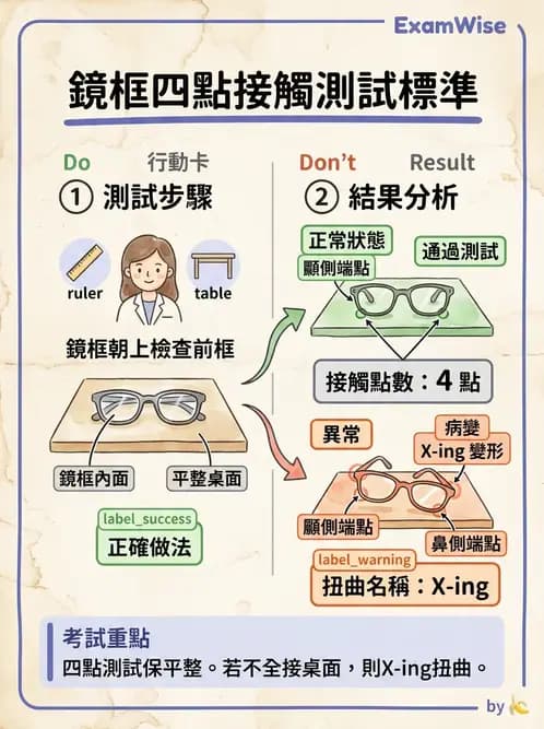驗光師 - 鏡架配適與調整 - AI 圖文解析預覽