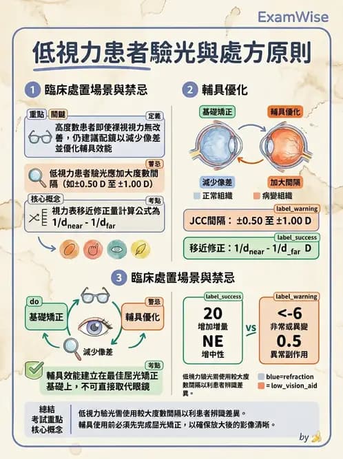 驗光師 - 低視力光學輔具處方與驗配 - AI 圖文解析預覽