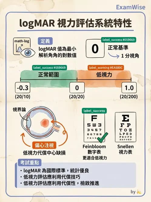 驗光師 - 視力表與視力量測 - AI 圖文解析預覽